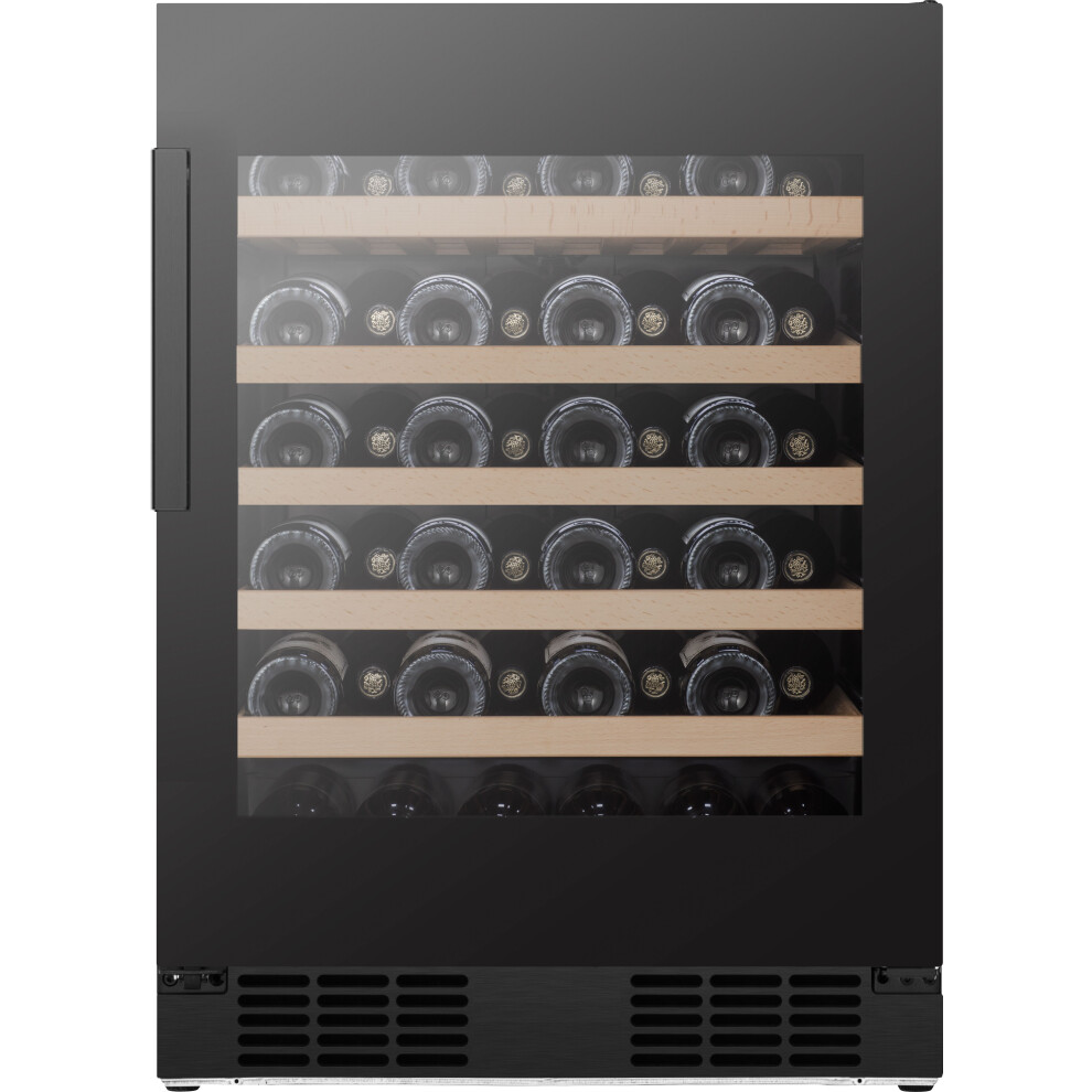 Hisense RW3N132GSLF Built In Wine Cooler Fits 46 Bottles Black F