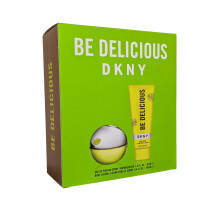 DKNY Donna Karan Be Delicious DKNY Eau de Parum Spray 30ml Body Lotion 100ml Gift Set