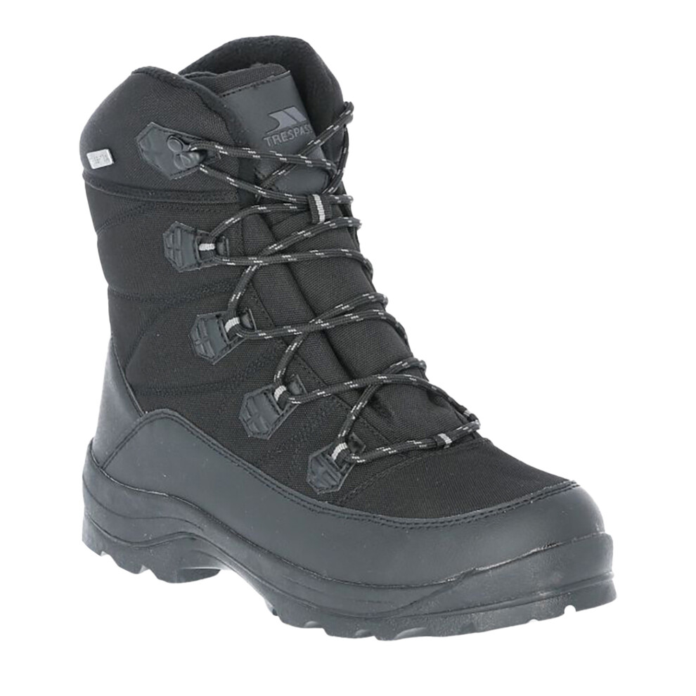 (7 UK, Black) Trespass Mens Zotos Waterproof Snowboots