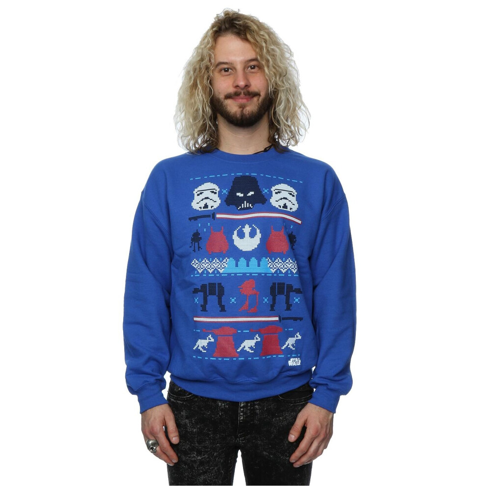 Dark Side Fair Isle Christmas Sweatshirt