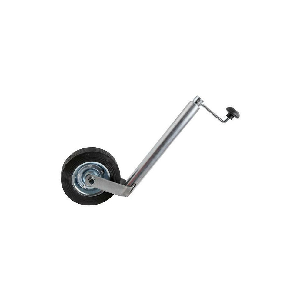 42mm Jockey Wheel Telescopic Wind Up Trailer Caravan Heavy Duty 150kg CT5612