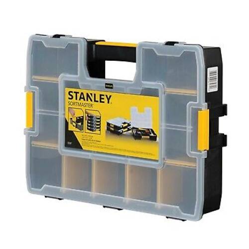STANLEY Stanley Tool Organiser Sortmaster Pro Screws Nails Storage Case Box STA194745 2