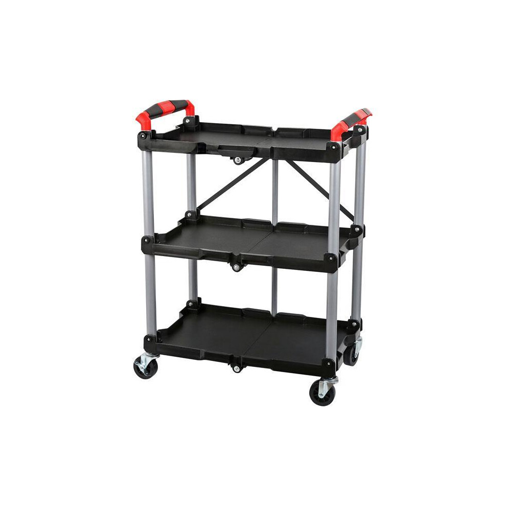 Tool Trolley Workshop Cart Storage Garage Workshop DIY 3 Tier Wheel Cart CT0681