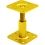 Adjustable Fence Post Support Foot Bracket Heavy Duty Timber Base - Gold Passivated 1