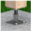 Adjustable Fence Post Support Bracket - Yellow Zinc Galvanised Steel Base 3