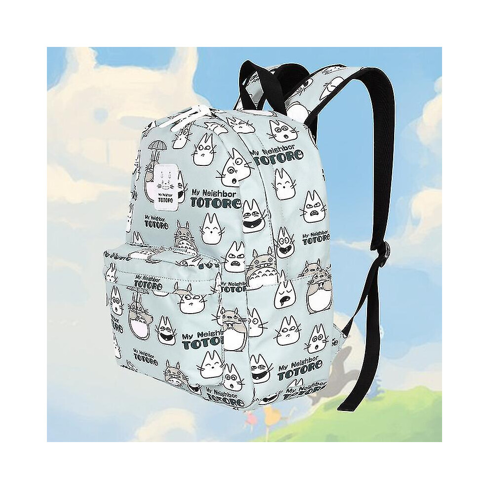 (chinchilla) Anime Student Cat Backyard Backpack Totoro Tokyo Ghoul Backpack Casual Men's And Women's College School Bag-image-OPC-PFNVM8T-NEW