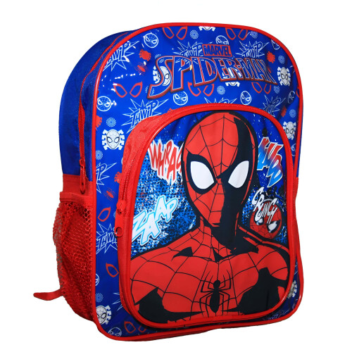 Marvel Official Marvel Spider-Man Character Deluxe Junior School Backpack