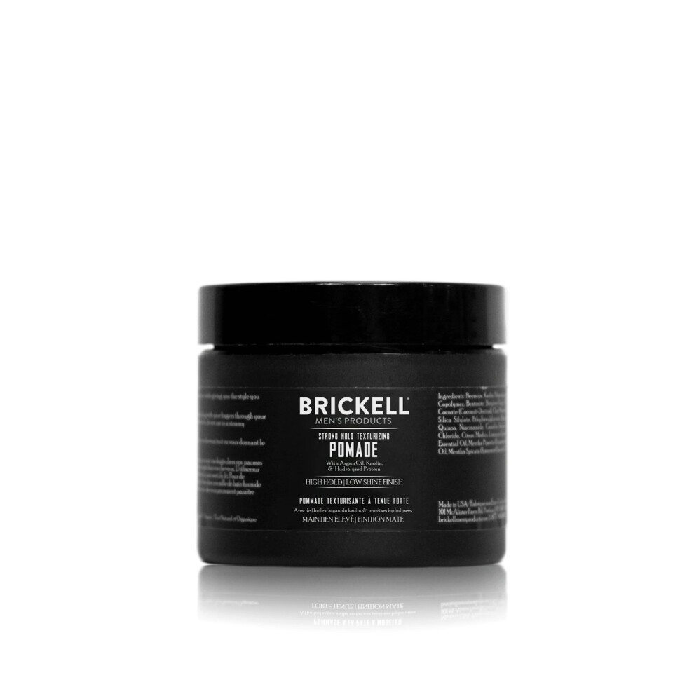 Brickell Men's Strong Hold Texturizing Pomade 59Ml