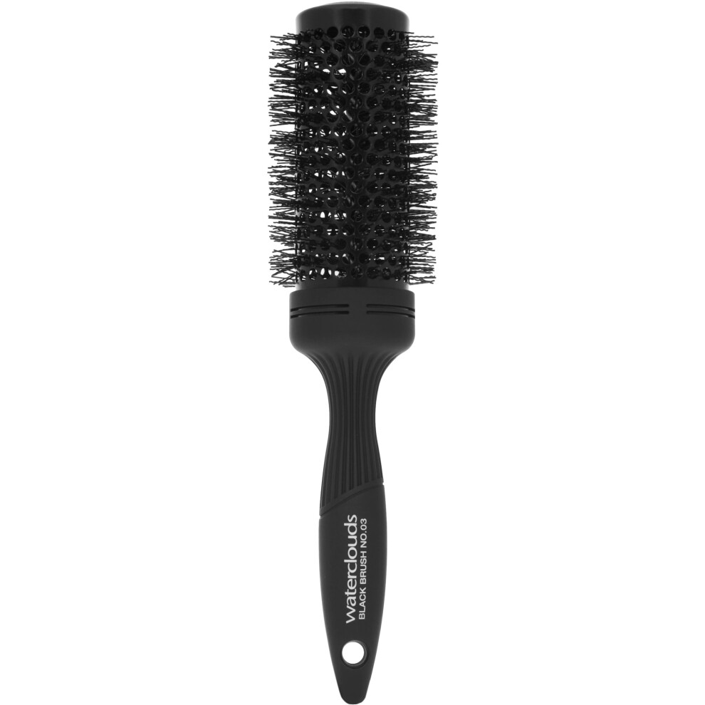 Waterclouds Black Brush 03 Roundmetal 45Mm