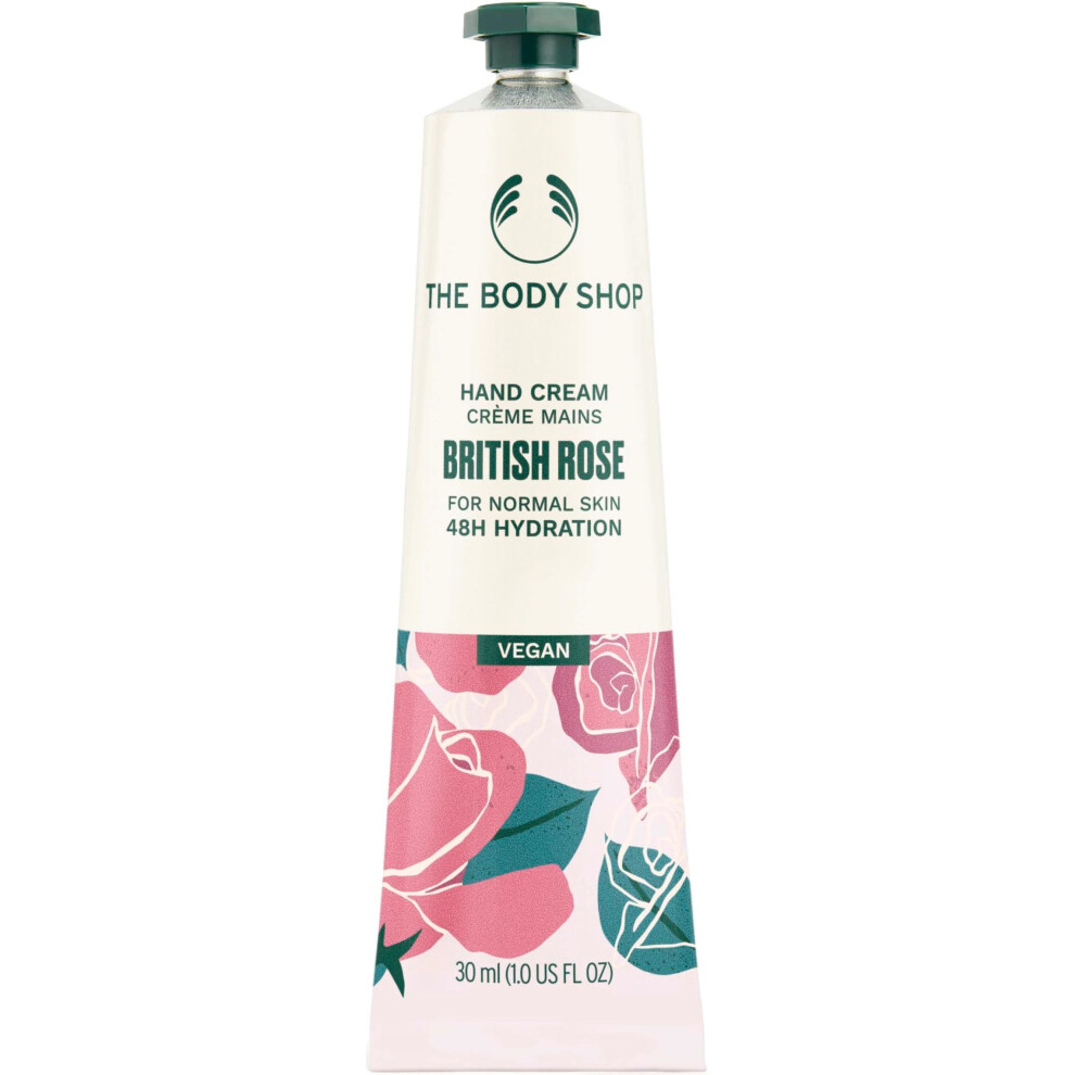 The Body Shop British Rose hand cream 30ml