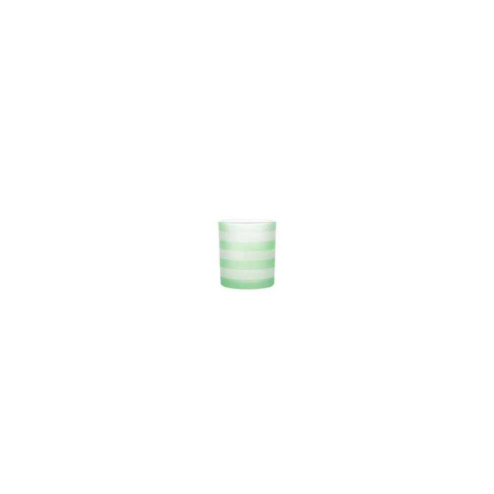 Yankee Candle Coastal Stripe Votive Green Holder