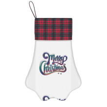 (Merry Christmas=7967) Paw Christmas Stockings Buffalo Tartan Plaid for Cats Dogs Pet Hanging Xmas Tree Decorations