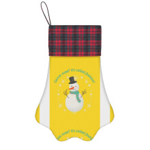 (Copy Of Carrot Nose Its Called Fashion Adorable Snowman=1438) Paw Christmas Stockings Buffalo Tartan Plaid for Cats Dogs Pet Hanging Xmas Tree Decorations