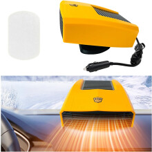 Car Heater, 12V Portable Car Heater and Defroster Plugs into Cigarette Lighter, 2 In 1 Fast Heating Cooling Fan with 360Â Rotary Base