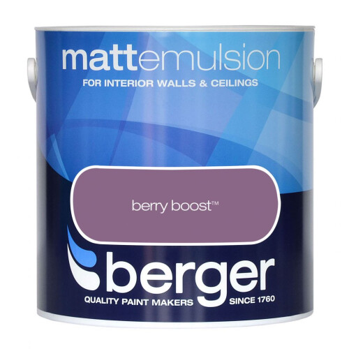 Berger - Matt Emulsion 2.5L - Berry Boost