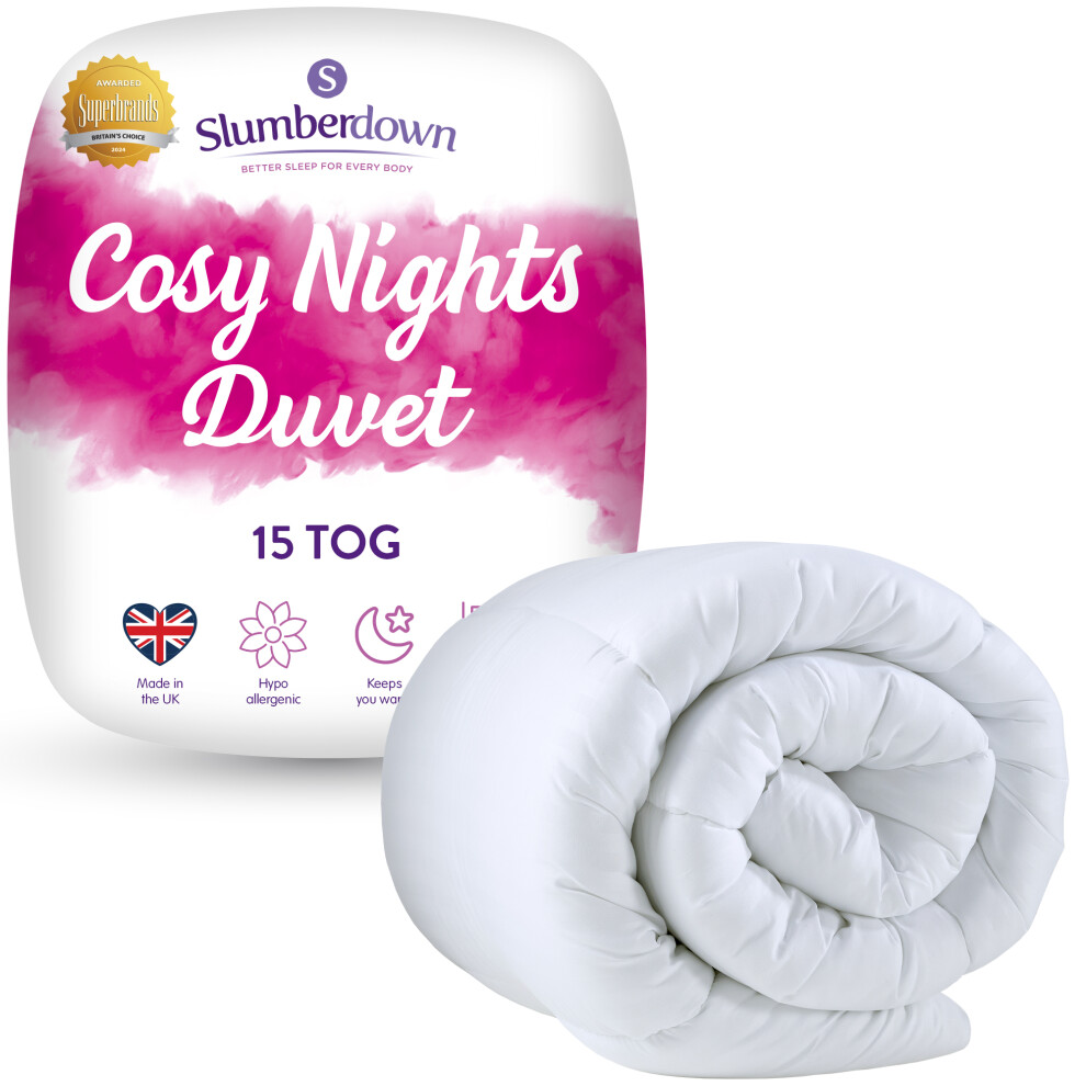 (Single) Slumberdown Cosy Nights 15 Tog Duvet