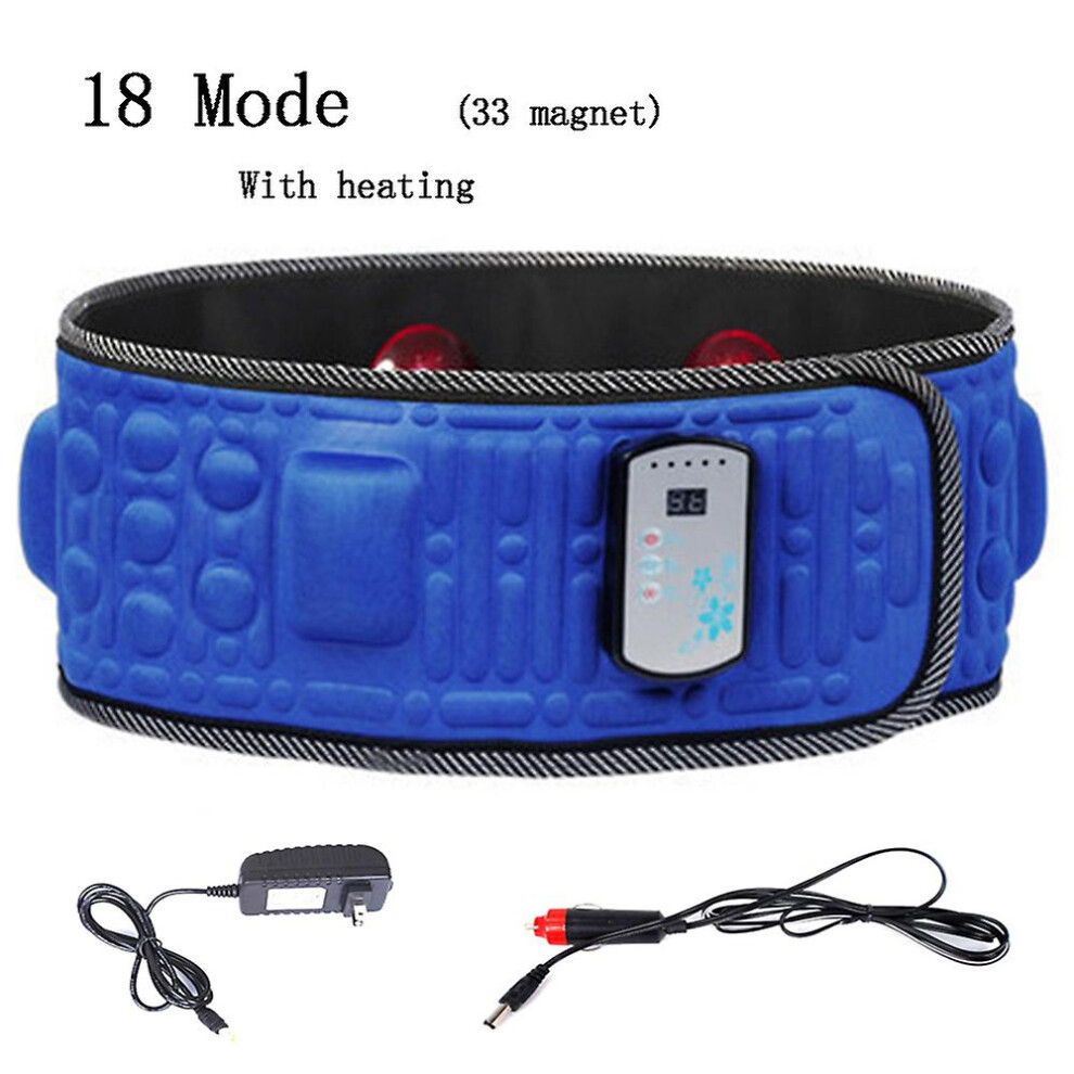 (with Heating) Electric Slimming Belt Lose Weight Fitness Massage X5 Times Sway Vibration Abdominal Belly Muscle Waist Trainer Stimulator