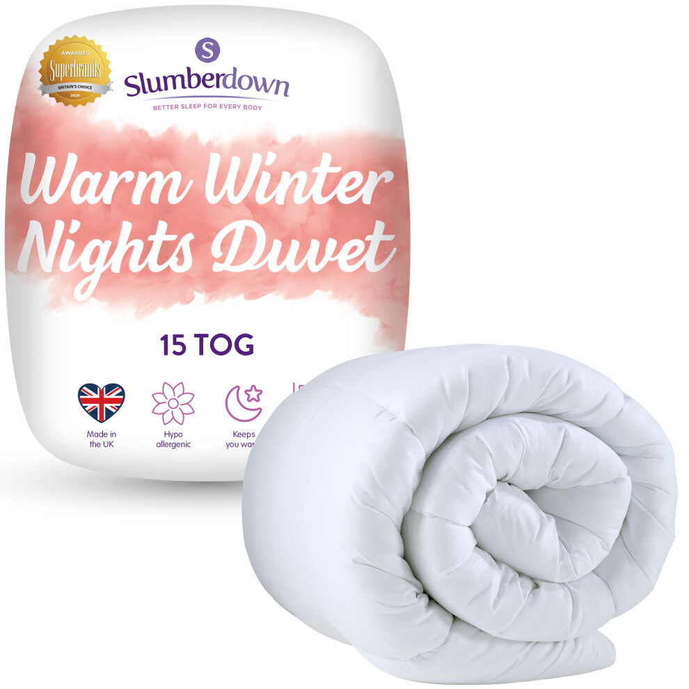 (Single) Slumberdown Warm Winter Nights 15 Tog Duvet