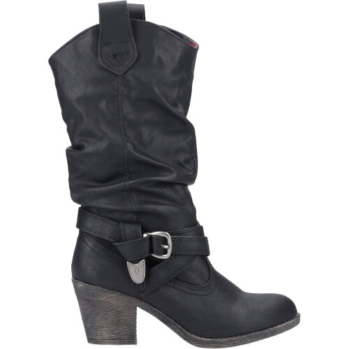 ROCKET DOG (Black, 5 (Adults')) Rocket Dog Sidestep Polyurethane Women's Black Boots 2