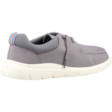 (Grey, 10.5 (Adults')) Sperry Capt Launch Moc Seacycled Uppers Men's Grey Lace-Up Shoes