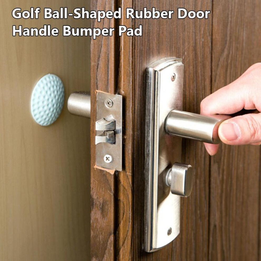 Self Adhesive Rubber Door Stopper Buffer Wall Protectors Handle Bumpers Thickening Mute Shakeproof