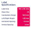 A4 Self Adhesive Sticky Address Labels 100 Pack - 14 Labels per sheet 2