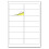 A4 Self Adhesive Sticky Address Labels 100 Pack - 14 Labels per sheet 1