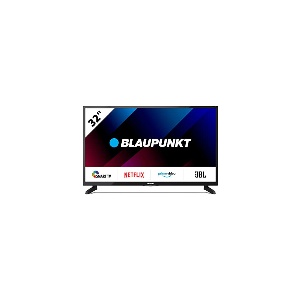 Blaupunkt BF32H2352CGKB 32 Inch HD Ready 768p LED Smart TV with Freeview Play, 3 x HDMI, 2 x USB and USB Media Player - Black