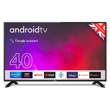 Cello Y22ZG0204 40 inch Smart Android TV with Freeview Play, Google Assistant, Google Chromecast, Disney+, Netflix, Apple TV+, Prime Video, BBC