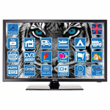 eSTAR 22 Inch 12 Volt LED Digital Full HD 1080p TV DVB-T2 /C/S2 Freeview, Freesat or Cable TV. 12V 240V 2 x USB with PVR & Media Player, 3 x HDMI, PC