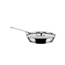 Alessi Pots&Pans Frying Pan, Stainless Steel, 28 cm, (AJM110/28)