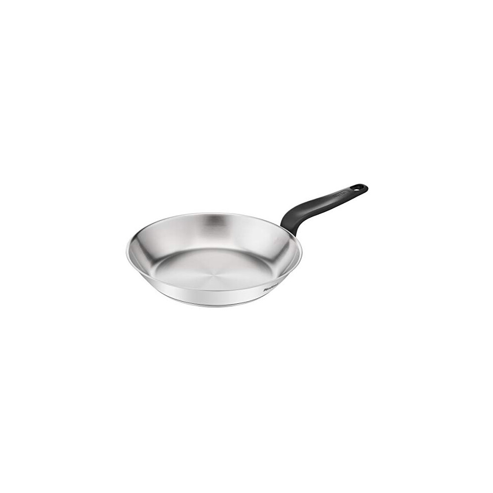 Tefal Primary E3080404 Stainless Steel Frying Pan, 24 cm, Premium Quality Stainless Steel, Induction for Cooking Delicious Recipes and Deicing