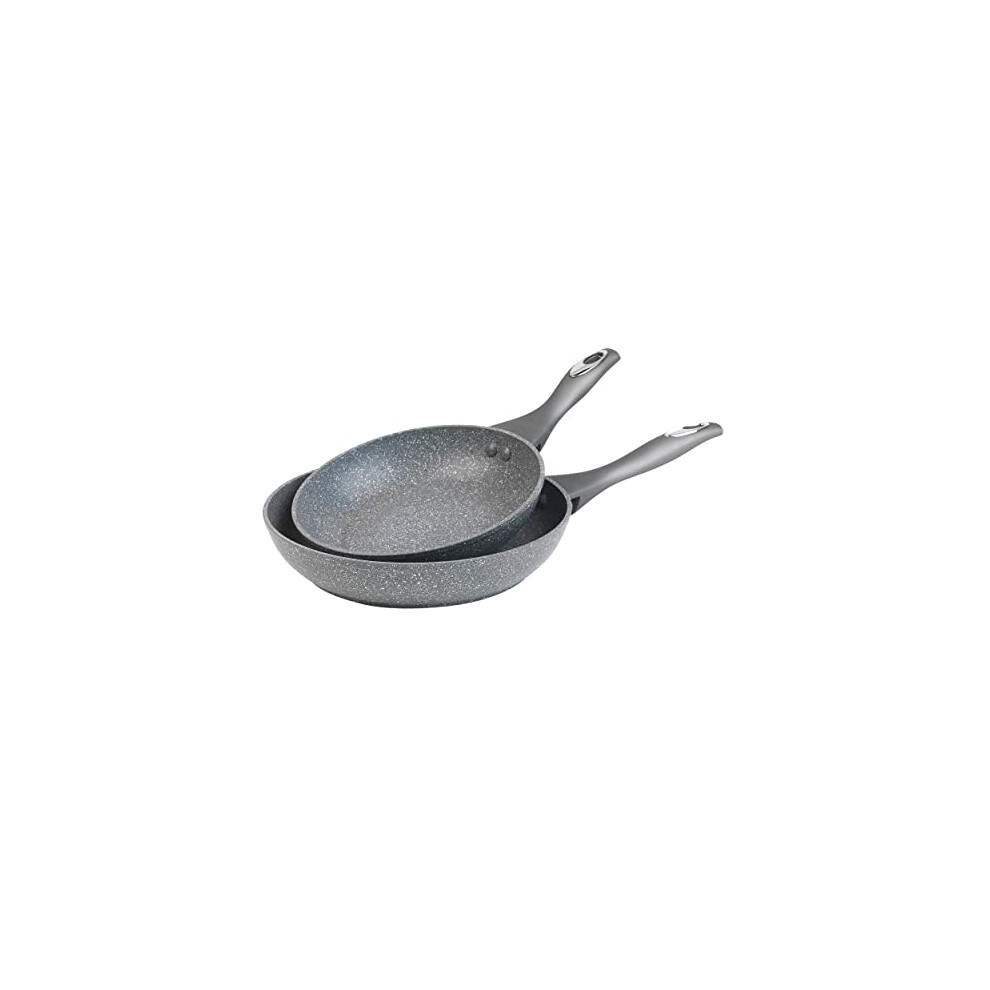 Salter BW04136G Frying Pan Set, Non-Stick, 2 Piece Induction Hob Suitable Cooking Pans, Strong And Durable Forged Aluminium, Fry And Saut?