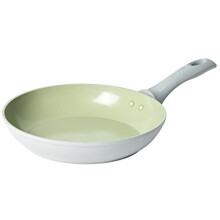 Salter BW09277 Earth Frying Pan Non-Stick Cookware, 24cm, Strong Titanium Based Ceramic Coating, for All Hob Types Including Induction, Soft-Touch