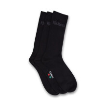 (Black, L) Kickers 3 PK Black Socks