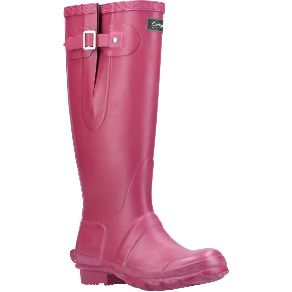 Cotswold (, 6 (Adults')) Windsor Welly Rubber Berry Wellington Boots Pink