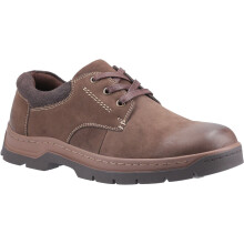 (Brown, 10 (Adults')) Cotswold Thickwood Nubuck Men's Brown Lace-Up Shoes
