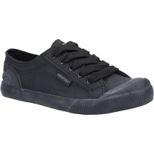 (Black, 8 (Adults')) Rocket Dog Jazzin Fable Polyester Women's Black Trainers