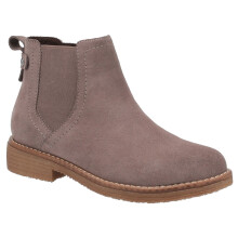 (Grey, 4 (Adults')) Hush Puppies Maddy Suede Women's Grey Boots
