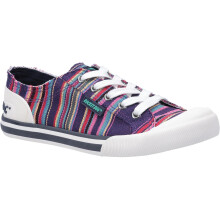 (Purple, 4 (Adults')) Rocket Dog Jazzin Cotton Women's Purple Multi Trainers