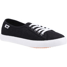(Black, 3 (Adults')) Rocket Dog Chow Chow Cotton Women's Black Trainers