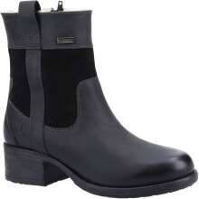 (Black, 3 (Adults')) Hush Puppies Saskia Leather Women's Black Boots