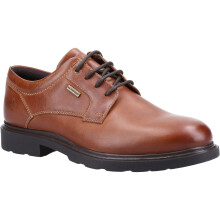 (Brown, 10 (Adults')) Hush Puppies Pearce Leather Men's Tan Lace-Up Shoes