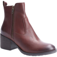(Brown, 7 (Adults')) Hush Puppies Helena Leather Women's Brown Boots