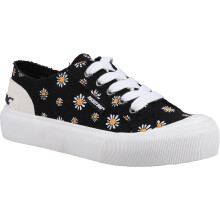 (Black, 6 (Adults')) Rocket Dog Jazzin Plus Dixie Cotton Women's Black Trainers