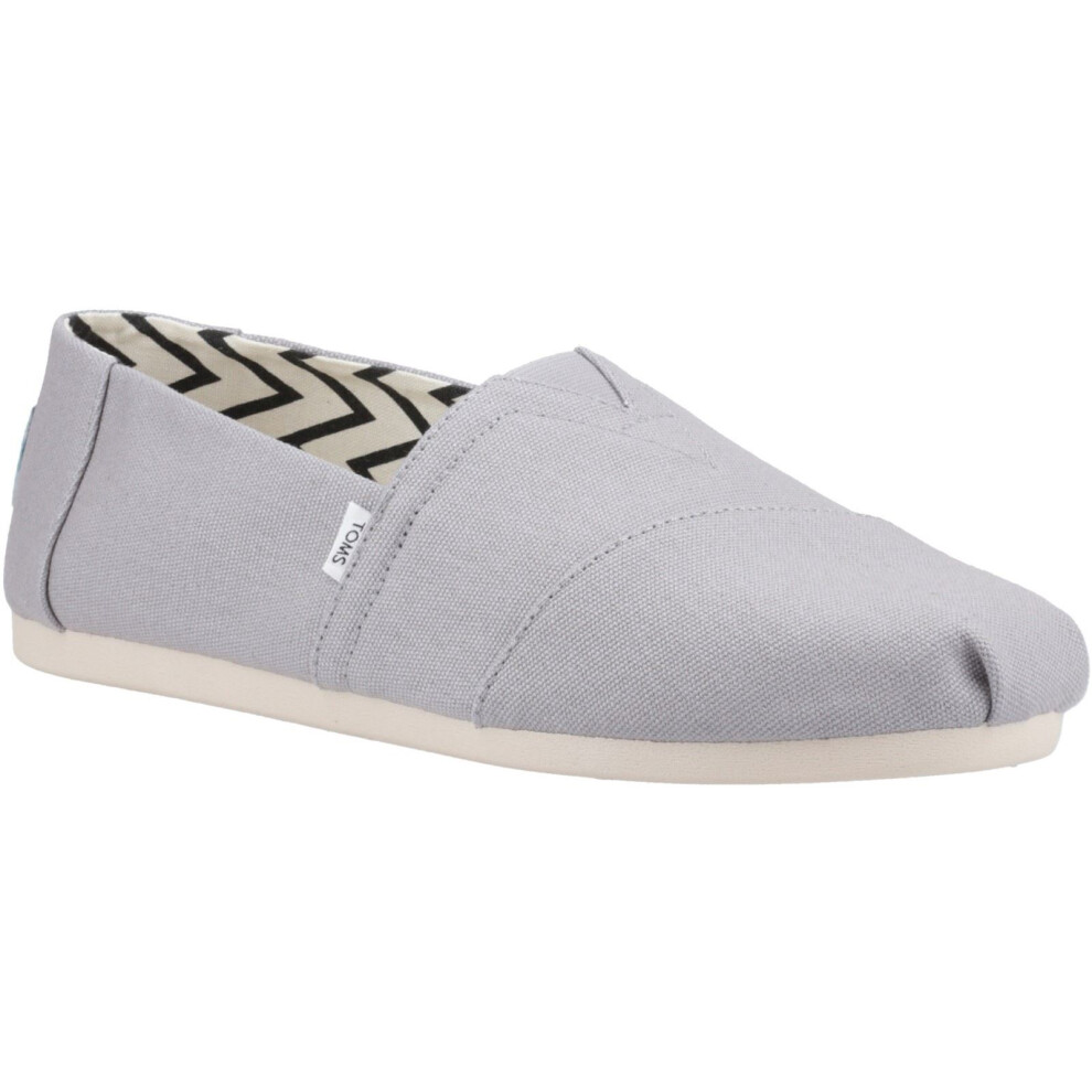 Toms (Grey, 7 (Adults')) Alpargata Cotton Men's Drizzle Grey Espadrilles