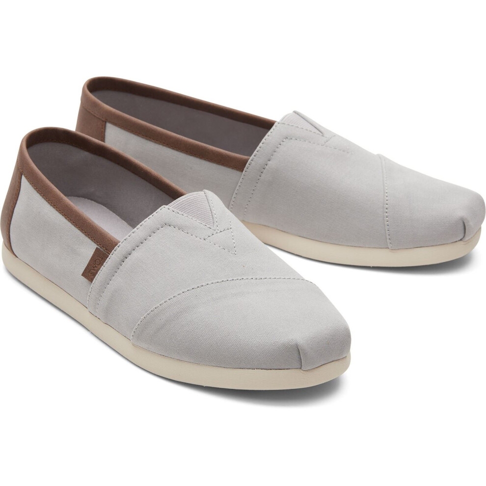 Toms (Grey, 7 (Adults')) Alpargata 3.0 Polyester Men's Drizzle Grey Espadrilles