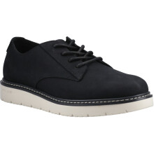 (Black, 8 (Adults')) TOMS Navi TRVL LITE Leather Men's Black Oxford Shoes