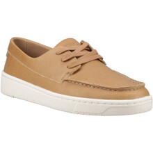 (Brown, 11 (Adults')) TOMS TRVL Lite London Leather Men's Tan Lace-Up Shoes