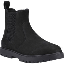 (Black, 9 (Adults')) TOMS Griffin Leather Men's Black Boots